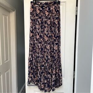 $10 Deals 🤝🔖 NWT Primark Maxi Floral Pull On Lightweight Flare Skirt Size 8